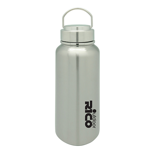 Stainless Steel Vacuum Sports Bottle with Loop 800ml