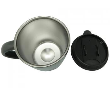 Stainless Steel Vacuum Coffee Cup 380ml With Lid