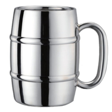 All Stainless Steel Double Wall Beer Mug